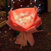 abordables Tiras de Luces LED-Guirnalda de luces rosas de 1,5 m y 10 LED con pilas para bodas, fiestas, hogar, terrazas, San Valentín, Día de la Madre, cumpleaños, luces decorativas.