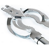 billiga öppnare-burköppnare, multifunktionell burköppnare för svaga händer, burköppnare med lock i rostfritt stål, ölflasköppnare för seniorer med artrit