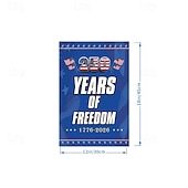 abordables États-Unis 250.-Commémorant le 250e anniversaire des États-Unis, drapeau de jardin décoratif, drapeau suspendu, drapeau de décoration de cour, drapeau en imitation chanvre