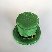 cheap Accessories &amp; Jewelry-St. Patrick 2026 Leprechaun Irish Carnival Hat Top Hat Novelty Funny Adults' Unisex Saint Patrick's Day Casual Party Easy Carnival Costume Dress Up