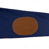 preiswerte T-Shirt mit Waffelstrick-Herren Waffel T-Shirt T Shirt Waffel-Henley-Hemd Herrenhemden mit Ellbogenflicken Langarm Mit Kapuze Schnürhals Herbst Winter Frühling &amp; Herbst Einfarbig Traditionell / Vintage Lässig Kordelzug