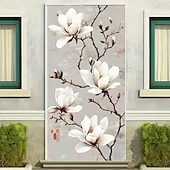 cheap Garage &amp; Door Banners-Realistic 3D Green Bamboo Doorway Curtain Japanese Zen Style Hanging Banner Privacy Screen for Home Office Studio Decor