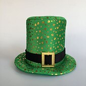 cheap Accessories &amp; Jewelry-St. Patrick 2026 Leprechaun Irish Carnival Hat Top Hat Novelty Funny Adults' Unisex Saint Patrick's Day Casual Party Easy Carnival Costume Dress Up