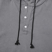 Χαμηλού Κόστους Ανδρικά Πόβερ Μπλουζάκια-Ανδρικά Πουκάμισο Casual πουκάμισο Κοτλέ πουκάμισο Θαλασσί Λευκό Βαθυγάλαζο Σκούρο γκρι Μακρυμάνικο Σκέτο Με Κουκούλα Αιτιώδης συνάφεια Causal Με Κουκούλα Ρούχα Βίντατζ Μοντέρνα Κομψό στυλ street