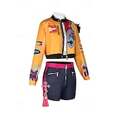  Zainspirowane K-popem Zainspirowany koreańskim idolem Gwiazda popu Kostium Fantazyjne przebranie Wirtualny idol for Damskie Doroślu Halloween Karnawał Spektakl Comic Con Anime Expo