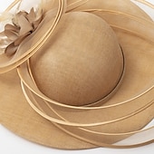 preiswerte Fascinators &amp; Hüte-Derby Hut Kirchenhut Kentucky Derby Hut Dame Edelfrau Kostüm Damen Maskerade Derby Ascot Pferderennfestival Erwachsene Kopfschmuck Ganzjahres