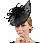 economico Fascinatori &amp; Cappelli-Cappello Fascinator affascinante Gentildonna Costume Per donna Mascherata Ascot Festival delle corse di cavalli Adulti Copricapo