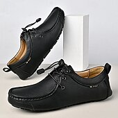 preiswerte Lässige Schnürschuhe-Braune Herren-Freizeitschuhe aus Wildleder, Schnürdesign, leichte, flexible Sohle, klassischer Freizeitstil, geeignet für Alltag und Spaziergänge