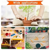 billiga påsk-25 st konstgjorda morotshängen i plastskum. Simulerade grönsaker för semesterhus- och köksdekoration - påsktemafest, väggkonst