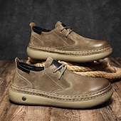 Χαμηλού Κόστους Καθημερινά Δετά παπούτσια-Ανδρικά κίτρινα casual αθλητικά παπούτσια, απαλό άνω μέρος, άνετο σχέδιο με κορδόνια, χαλαρό στυλ για καθημερινή χρήση και ταξίδια