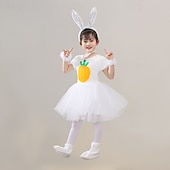 baratos Animal Costume-Book Week 2026 Group Costume Animal Easter Bunny Dresses Funny Kid's Unisex Children's Day Easter Carnival Party Dress Up