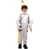 abordables Animal Costume-Carnival Costume Hoodie Bodysuit Animal Cosplay Kid's Unisex Halloween Carnival Performance Educational Dress Up Dress Up