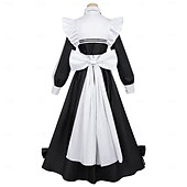 voordelige Anime kostuums-Dienstmeisje Pakken Anime Jurken Outfits Gemaskerd Bal Cosplay pakken Halloween Carnaval Strip Con Anime Expo Kostuum Voor Dames Volwassenen