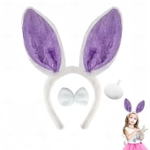 preiswerte Tierkostüm-Kopfschmuck Tier Kaninchen Osterhase Lustig Kinder Mädchen Maskerade Ostern Karneval Party Verkleiden