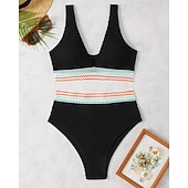 baratos Surfistas Tankinis &amp; Bikinis-Women's Regular Surfing Tankinis &amp; Bikinis Bathing Top 2 Pieces Geometric Open Back UV Protection Elastic Sleeveless Swimwear Surfing Diving Swimming Summer