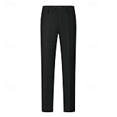 ieftine Costume de petrecere-A bărbaților Smoking Costume de petrecere Casual Afaceri Albastru piscină Negru Primăvară Costum Șap de rețea Petrecere Afacere Dungi Slim Fit Set 3 piese Un singur rând, un nasture