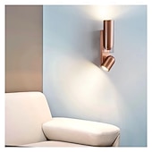 abordables Appliques murales d'intérieur-Applique murale de luxe en acier inoxydable noir et or rose, projecteur LED décoratif à angle réglable, lustre