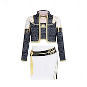 preiswerte Kostüme für Mädchen-Kpop-inspiriert Von koreanischen Idolen inspiriert Popstar Kostüm Festkleidung Karnevalskostüm Virtuelles Idol for Mädchen Kinder Halloween Karneval Leistung Comic-Konzert Anime Expo