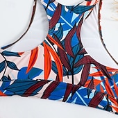 baratos Surfistas Tankinis &amp; Bikinis-Mulheres Conjuntos de biquíni 2 Peças Maiôs Cor Sólida Proteção UV Elástico Sem Manga Roupa de Banho roupa de banho Surfe Mergulho Natação Verão