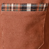 economico Camicie eleganti da uomo-Per uomo Camicia Camicia elegante Camicia di Velluto a Coste Camicia con Bottoni Plaid Casuale Quotidiano Nero Blu marino Arancione Verde Manica Lunga Collo ripiegato Tutte le stagioni Abbigliamento