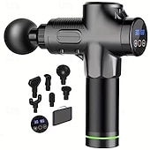 cheap Body Massager-Massage Gun Fascia Deep Muscle Relax Body Neck Massager Electric Fitness Equipment Noise Reduction Male Female