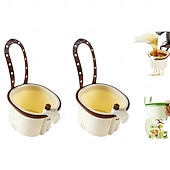 olcso Konyhai tárolás-konyhai mosogató szűrőkosár, függő konyhai mosogató szűrőkosár présürítéssel &amp;öntisztító kialakítás, állítható műanyag sarokmosogatók, ételfogó prés, automatikus ürítő sarokszűrő kosarak