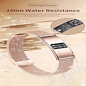 billiga Smarta armband-B8 Smart klocka 1.1 tum Smart armband Smartwatch Stegräknare Samtalspåminnelse Sleeptracker Kompatibel med Smartphone Dam Lång standby Vattentät IPX-8 46mm klockfodral