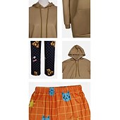  Kpop Inspired Korean Idol Inspired Pop Star Sleepwear Cosplay Costume Virtual Idol for Unisex Kid's Adults' Halloween Carnival Daily