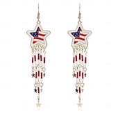 Χαμηλού Κόστους αξεσουάρ-250ή Επέτειος ΗΠΑ Σκουλαρίκια Αστείος Ενηλίκων Γυναικεία Ημέρα ανεξαρτησίας 4η Ιουλίου Πάρτι Επίδοση Ντύνομαι