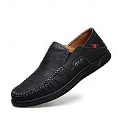 Χαμηλού Κόστους Slip-On Καθημερινά Παπούτσια-Ανδρικά πορτοκαλί μοκασίνια από τεχνητό δέρμα, άνετα, casual παπούτσια, ιδανικά για καθημερινή χρήση και χαλαρές εξόδους.