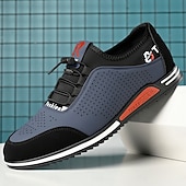 Χαμηλού Κόστους Καθημερινά Sneakers-Ανδρικά λευκά αθλητικά αθλητικά παπούτσια με αεριζόμενο σχεδιασμό, ελαφριά και άνετα, ιδανικά για τρέξιμο και δραστήριες εξόδους