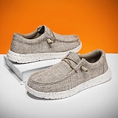 abordables Chaussures Décontractées à Lacets-Chaussures décontractées grises en maille pour homme, tige légère et respirante, semelle confortable et rembourrée, style décontracté moderne idéal au quotidien et en voyage.