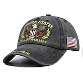 abordables 250e Anniversaire des États-Unis-Casquette brodée commémorative du 250e anniversaire des États-Unis, motif aigle américain patriotique, vintage 1776-2026, casquette de baseball brodée drapeau américain pour hommes et femmes