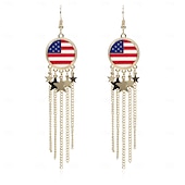 Χαμηλού Κόστους αξεσουάρ-250ή Επέτειος ΗΠΑ Σκουλαρίκια Αστείος Ενηλίκων Γυναικεία Ημέρα ανεξαρτησίας 4η Ιουλίου Πάρτι Επίδοση Ντύνομαι