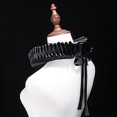 voordelige Accessoires en meer-Vintage Rococo Victoriaans Afneembare kraag Rucheskraag  Prinses Prins Heer Vriendelijke vrouw Geplooid Kostuum Uniseks Carnaval Renaissance beurs Volwassenen Meer Accessoires