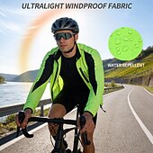 baratos Jaquetas e Gilets para homens-Jaqueta corta-vento unissex para ciclismo de estrada, primavera e outono, da marca Wosawe. Ideal para uso casual, à prova de vento e impermeável. Modelo BF224.
