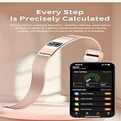 billiga Smarta armband-B8 Smart klocka 1.1 tum Smart armband Smartwatch Stegräknare Samtalspåminnelse Sleeptracker Kompatibel med Smartphone Dam Lång standby Vattentät IPX-8 46mm klockfodral