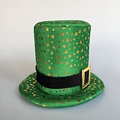 cheap Accessories &amp; Jewelry-St. Patrick 2026 Leprechaun Irish Carnival Hat Top Hat Novelty Funny Adults' Unisex Saint Patrick's Day Casual Party Easy Carnival Costume Dress Up