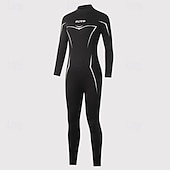 economico Mute, tute da sub e indumenti anti-abrasione-Per donna Muta in neoprene da 3 mm Tuta termica integrale Tinta unita Termico Addensato Protezione UV Manica Lunga Costume da Bagno Costume da bagno Surf Immersione Snorkeling Primavera