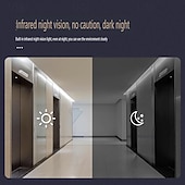 economico Impianti videocitofonici-Videocitofono con display HD da 4,3 pollici per interni, angolo di visione grandangolare di 170°, audio bidirezionale, registrazione automatica delle immagini