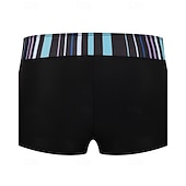 お買い得  サーフィンタンクiniとビキニ-女性用 ミディアム サーフィン用タンキニ＆ビキニ 水着 タンキニ 縞柄 オープンバック UVプロテクション 弾性ある ノースリーブ スイムウェア サーフィン 潜水 水泳 夏