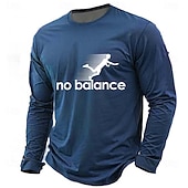  Férfi Vicces szleng Póló Hosszú ujj póló 3D nyomtatás Terített nyak Ing Divat Napi Alap Hétköznapi Napi Utca Rubin Nyár Tavasz Ruházat S M L XL XXL XXXL