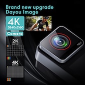 Недорогие Экшн-камера-Экшн-камера 4K (с поддержкой Wi-Fi), спортивная видеокамера, видеорегистратор для велосипеда, нагрудная камера, головная камера и камера для дайвинга.