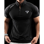 رخيصةأون تي شيرتات وبلوزات بدون أكمام للجري-رجالي لون سادة تيشيرت للجري قميص ضاغط الصيف الربيع الخريف إحزم كم قصير سريع جاف ضغط رطوبة فتل تمرين نادي رياضي التدريب النشط ممارسه الرياضه أسود أبيض ملابس رياضية ألبسة رياضية