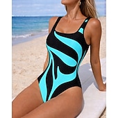 رخيصةأون راش غاردز ون بيس-نسائي وسط ثوب السباحة ملابس السباحة لباس السباحة مجرد حماية UV مطاط بدون كم ملابس السباحة تزلج على الماء غوص سباحة الصيف