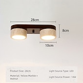 Недорогие Простота Потолочные Светильники-Светильник для туалетного столика из натурального камня - бра из травертина, 1/2/3/4 лампы, вращающееся на 180° светодиодное освещение над зеркалом для ванной комнаты