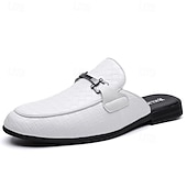 Недорогие Мужские клоги и мюли-Мужские красные лоферы из искусственной кожи, с текстурой под крокодиловую кожу, без шнурков, элегантная свадебная обувь, для торжественных случаев.