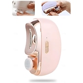 abordables Soins Personnels &amp; Santé-Coupe-ongles électrique 2 en 1, coupe-ongles automatique et polisseur électrique multifonctionnel avec 2 vitesses réglables pour seniors, enfants et adultes