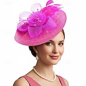 cheap Fascinators &amp; Hats-Derby Fascinator Hat Fascinator Gentlewoman Fancy Dress Women's Masquerade Ascot Horse Racing Festival Adults' Headpiece All Seasons