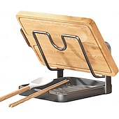 olcso Konyhai tárolás-konyhai edényfedő tárolóállvány, edényfedő vágódeszka tartó kivehető csepptálcával, helytakarékos konyhai edényfedő szervező állvány pultra